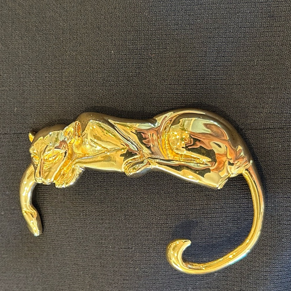 St John Gold Panther Brooch